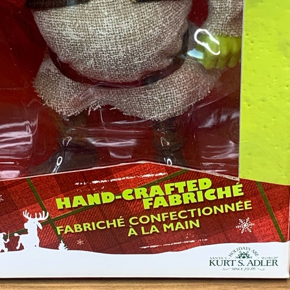 Retired 2007 Hand-Crafted FABRICHE Shrek Santa Christmas Kurt S Adler New - Picture 3 of 8